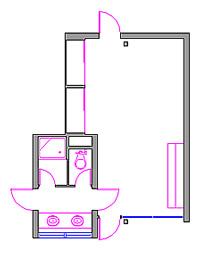CAD Drawing of general room layout