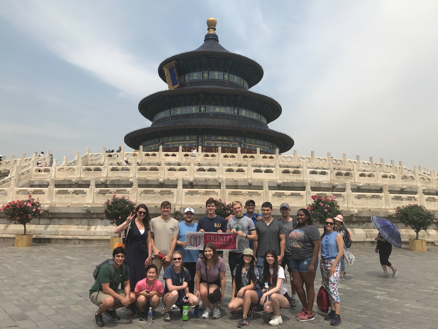 Group of Trinity Students in China