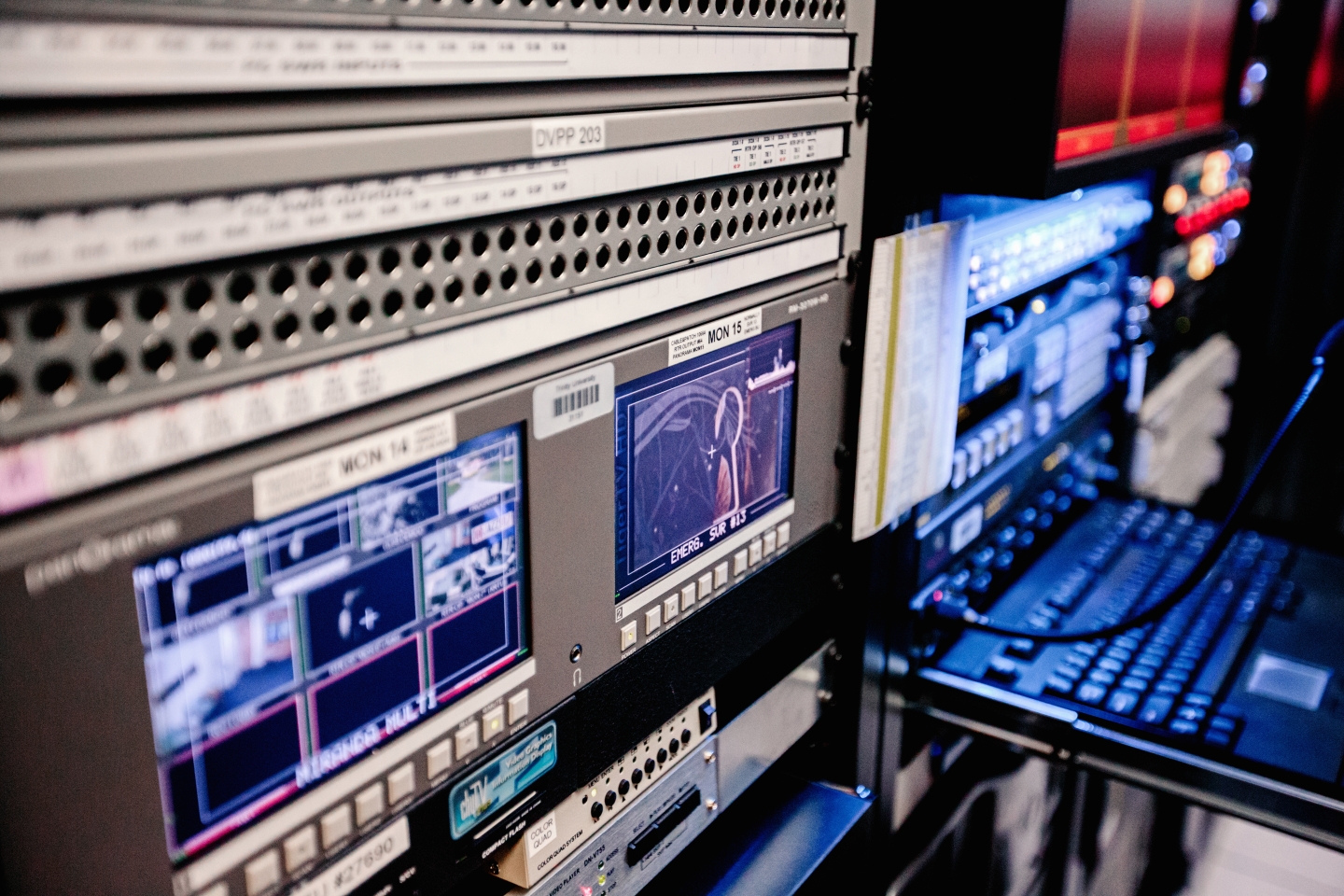 Equipment in TigerTV studios