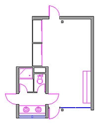 CAD Drawing of general room layout