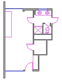 CAD Drawing of general room layout