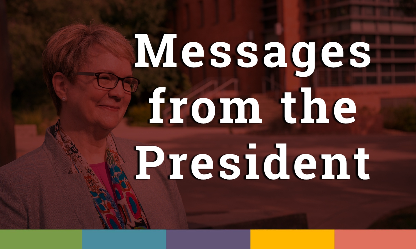President's Message header image