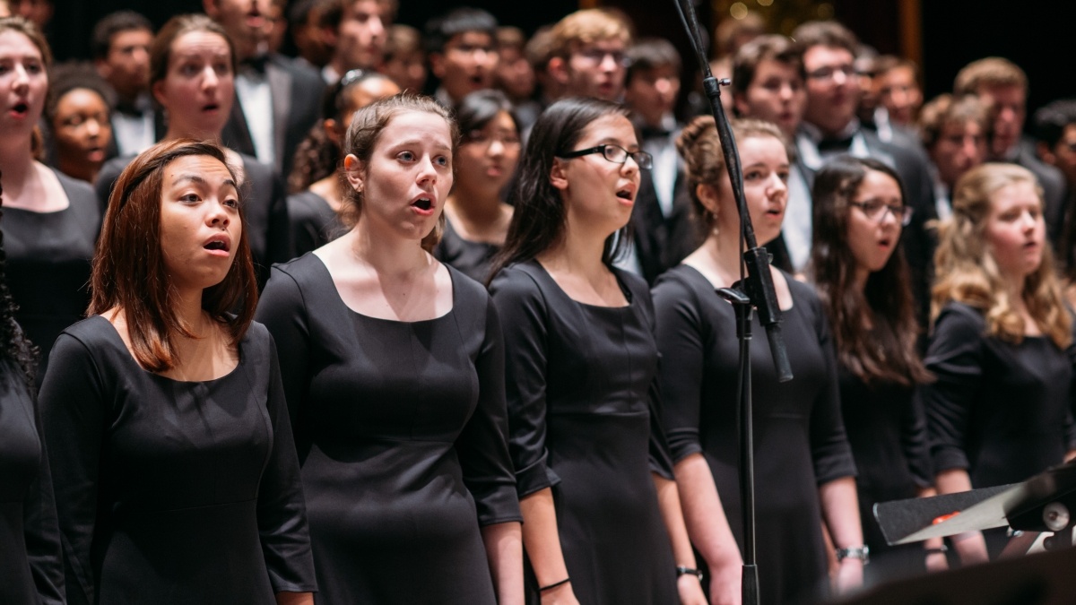 Choir singing