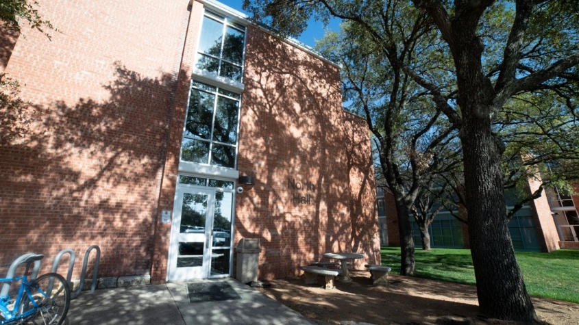 exterior view of the North Hall main entrance